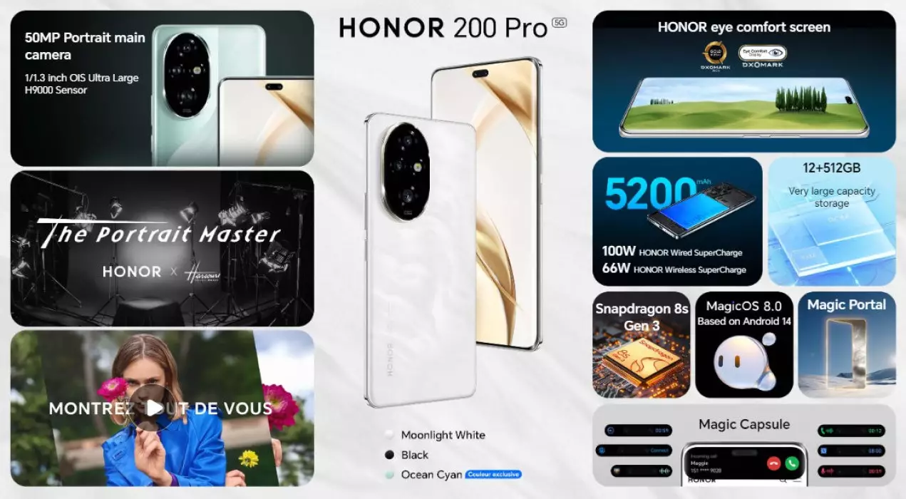 HONOR 200 Pro features global.