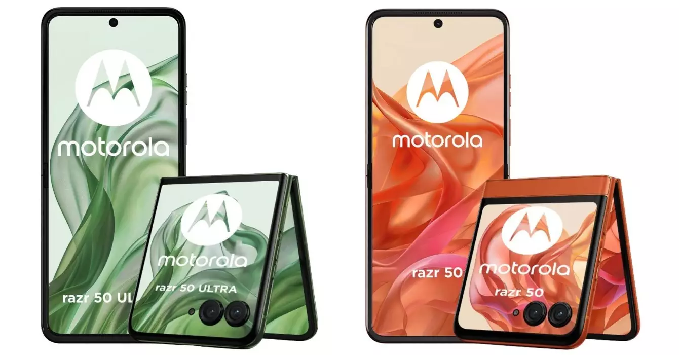 Motorola Razr 50 Ultra and Razr 50 image specs leak.