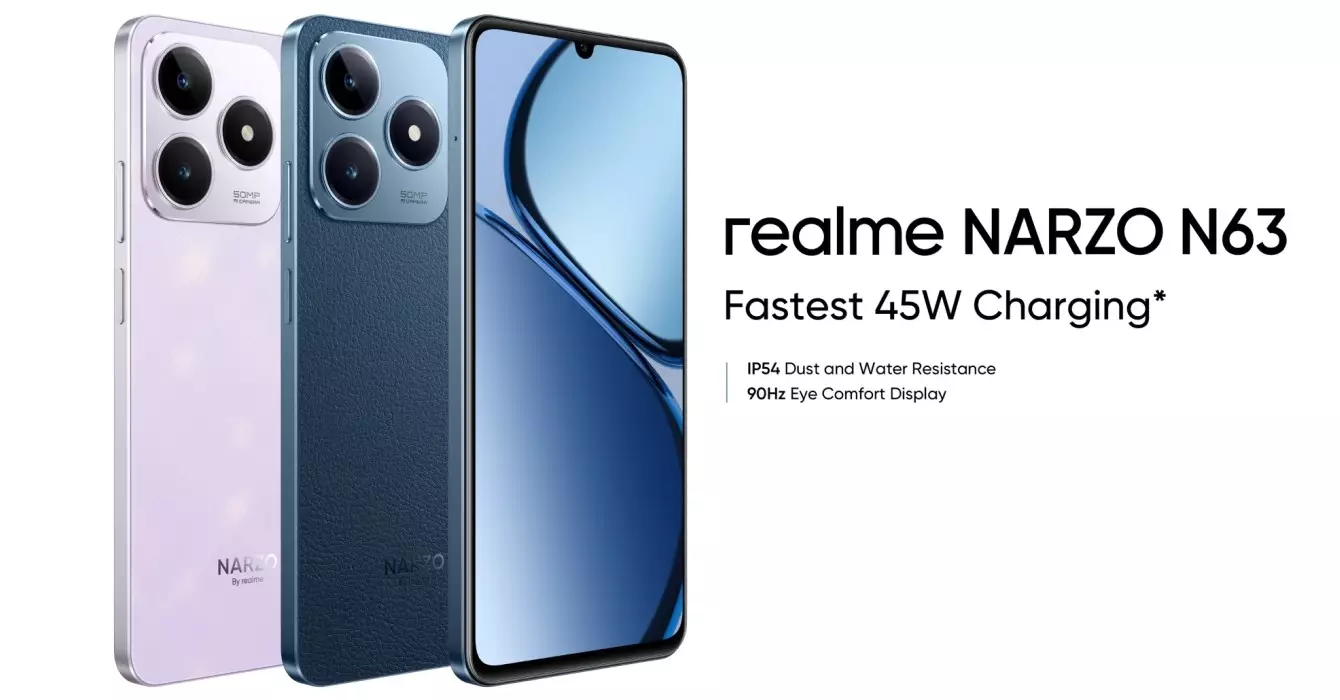 Realme NARZO N63 launch India.