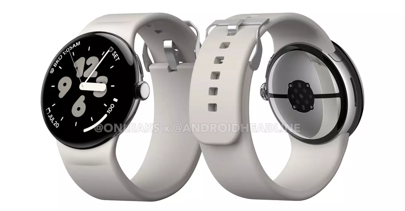 google pixel watch 3 xl Images leak.