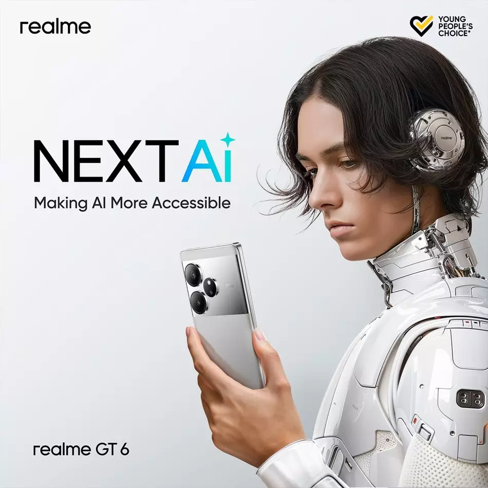 realme GT 6 AI invite.