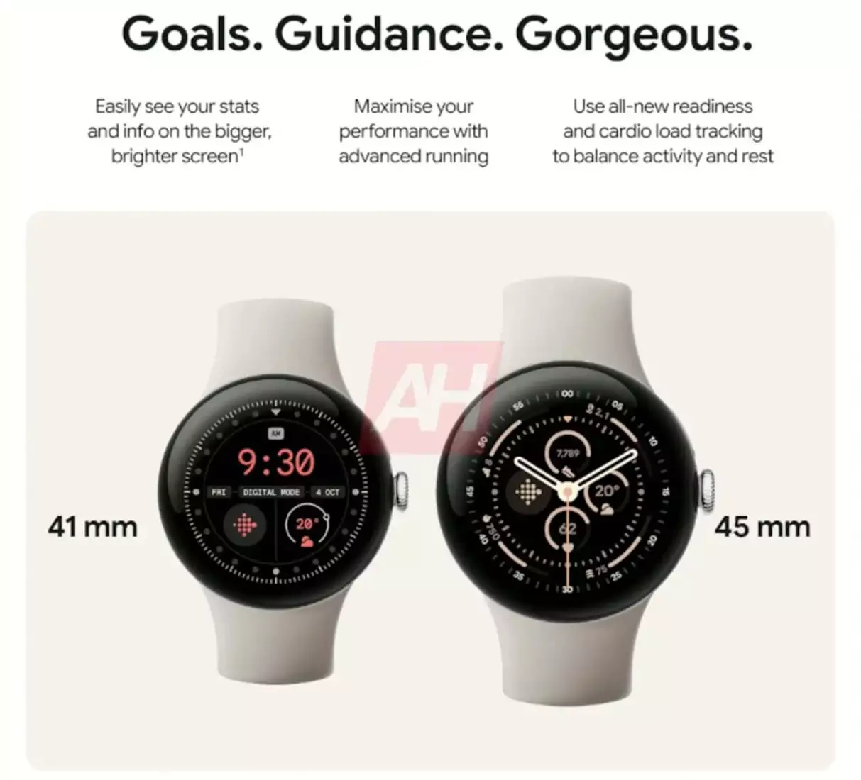 Google Pixel Watch 3 Promo 2 leak.