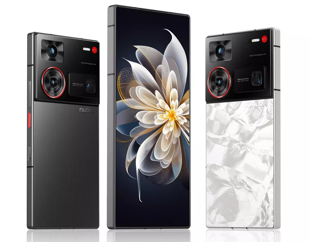 Nubia Z60 Ultra Leading Version colors design.