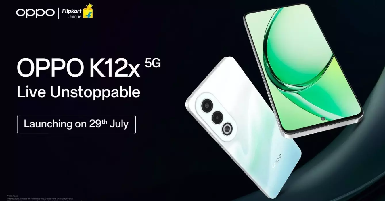 OPPO K12x 5G launch date India.