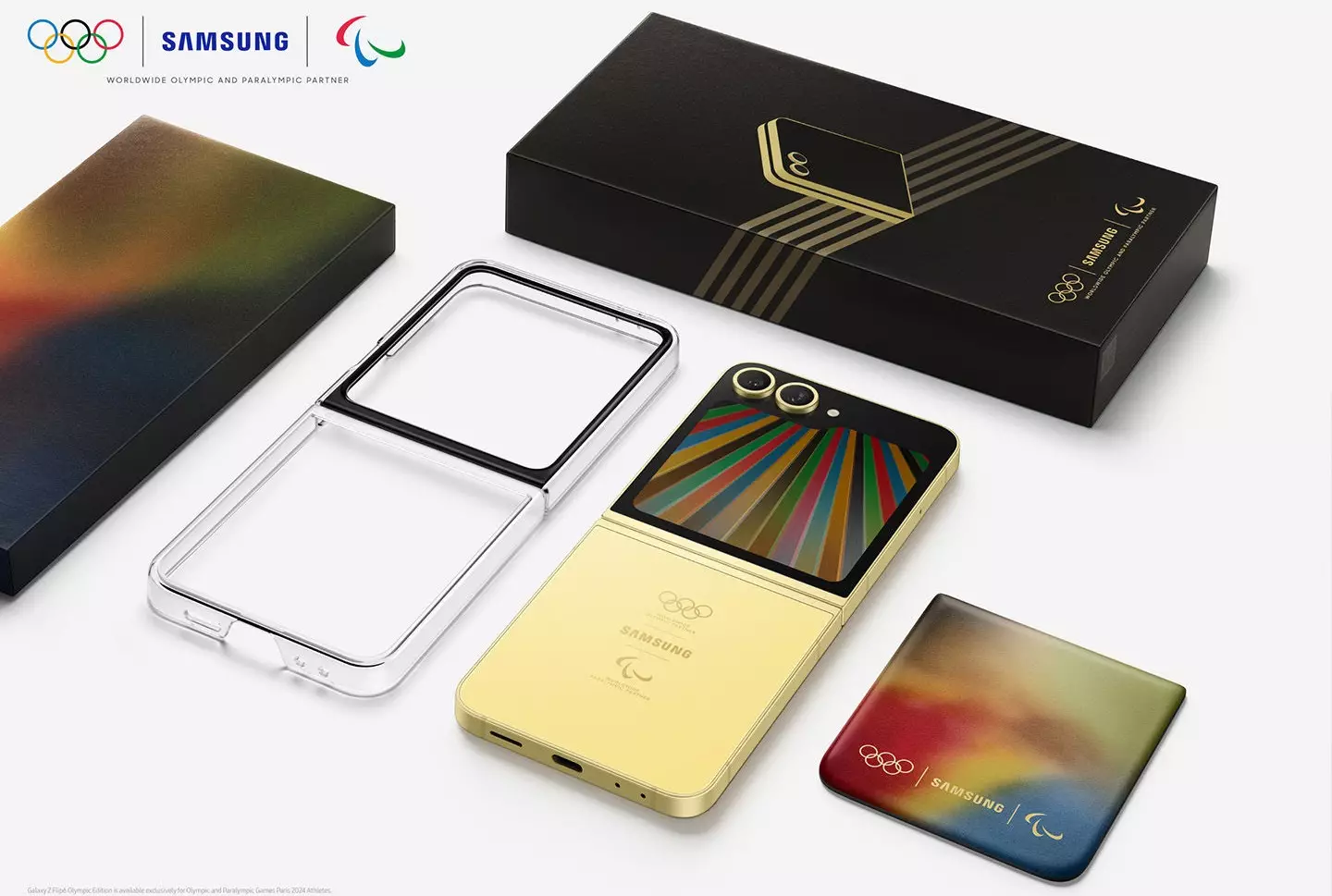 Samsung Galaxy Z Flip6 Olympic Edition box global.