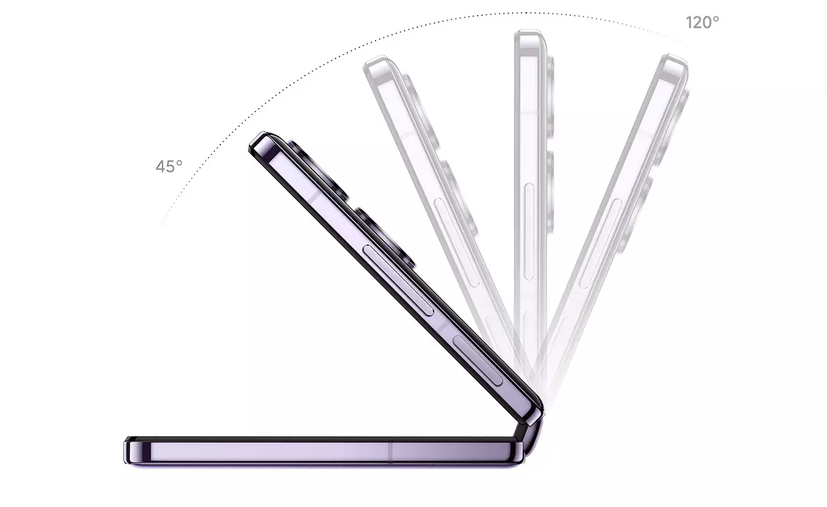 XIAOMI MIX Flip unfold positions cn.