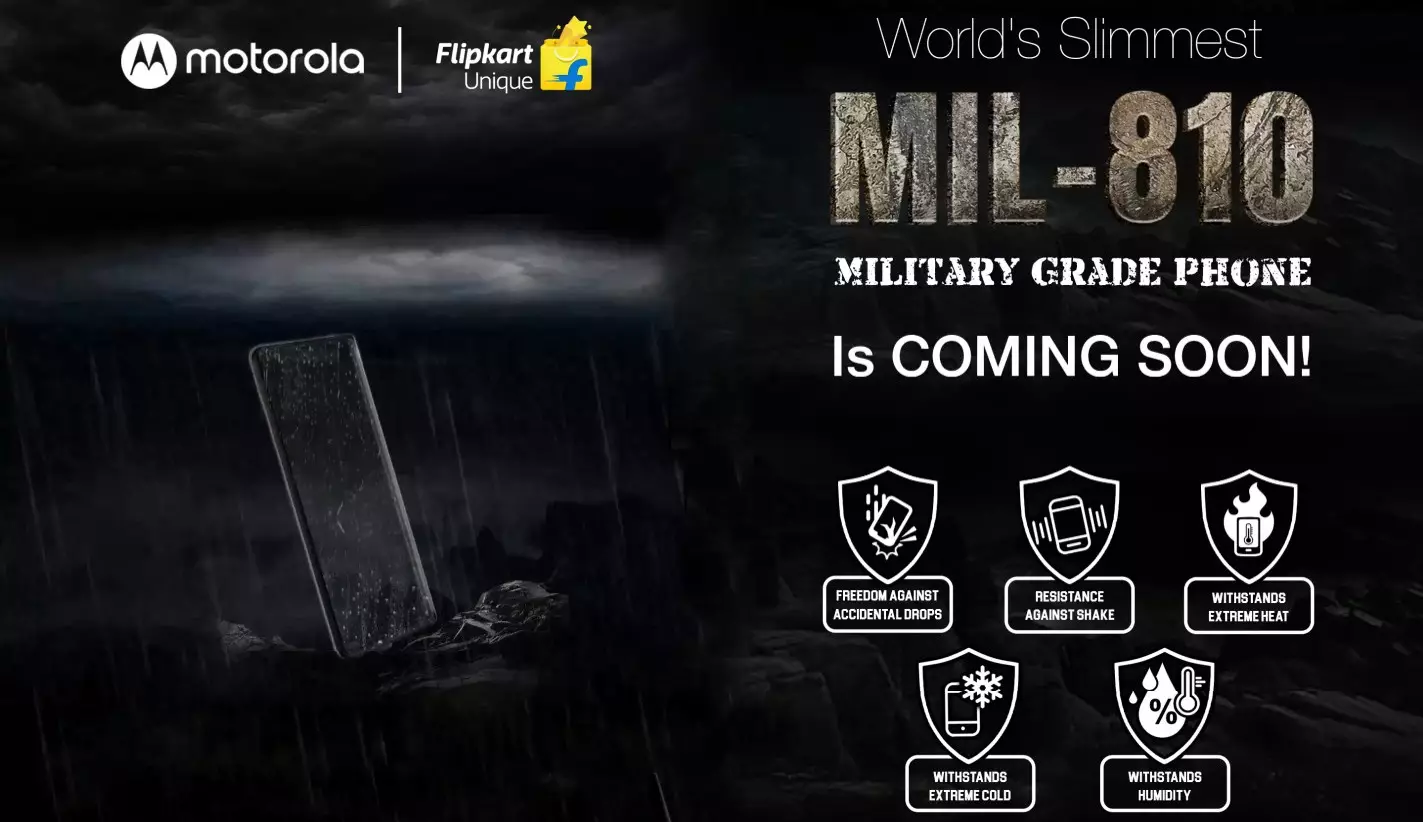 motorola new phone military grade durable teaser India.