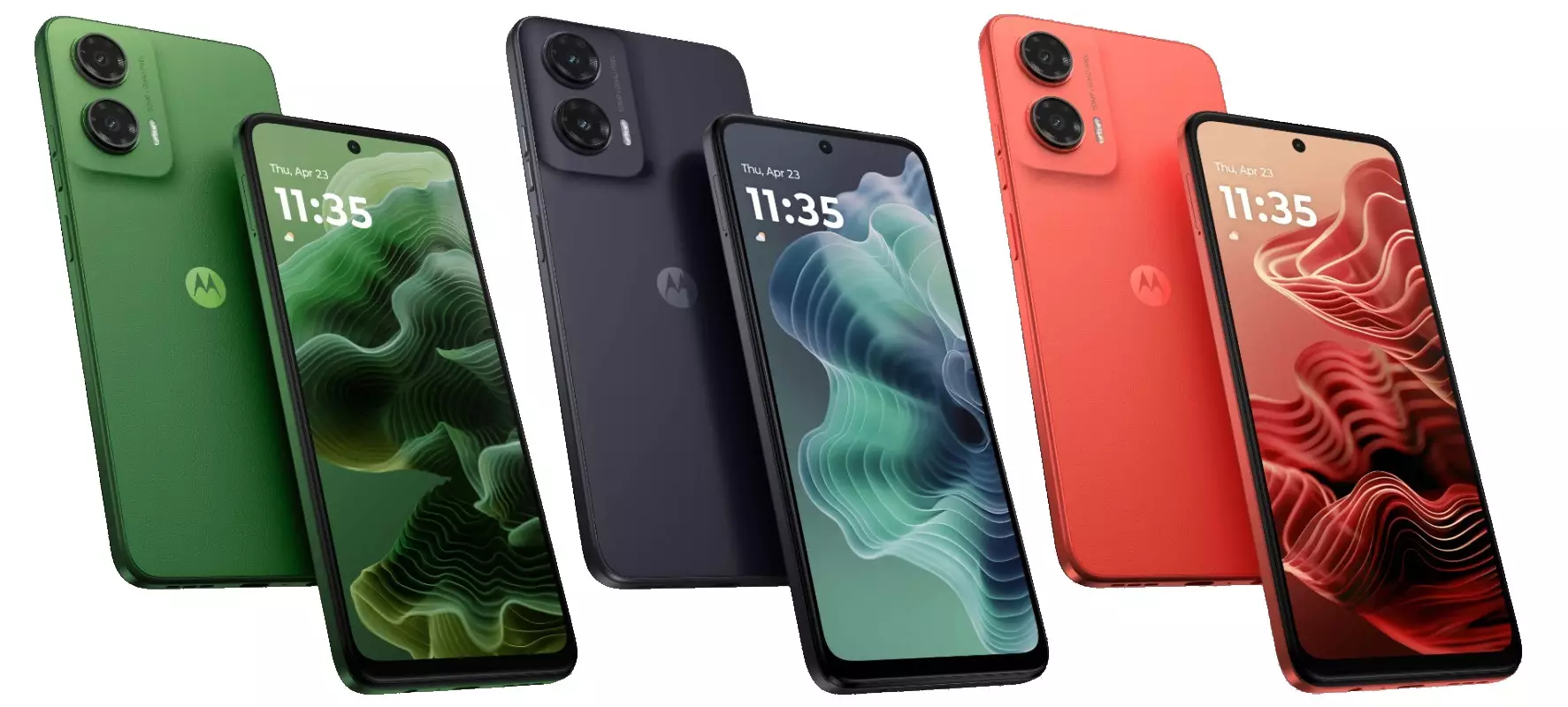 Motorola Moto G35 5G colors.