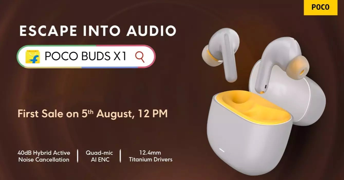 POCO buds x1 launch india.