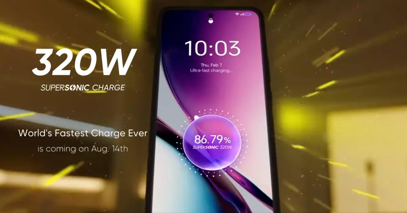 Realme 320W SuperSonic charge launch date global.