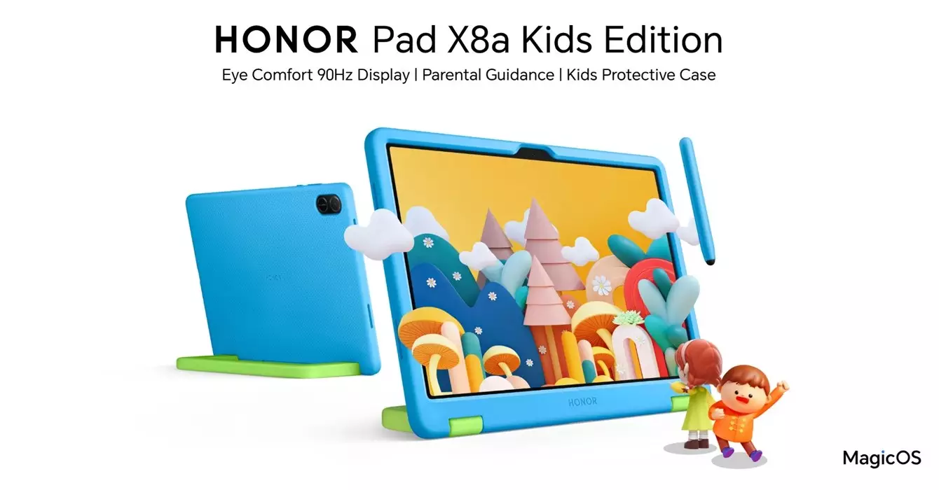 Honor pad X8a Kids Edition launch India.