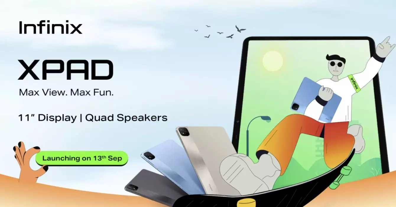 Infinix Xpad launch date India teaser.