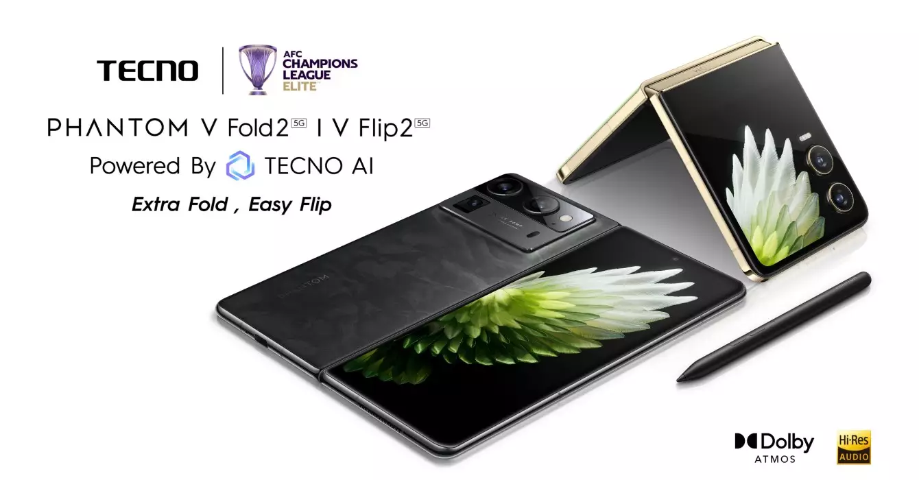 TECNO PHANTOM V Fold2 5G and V Flip2 5G launch global.