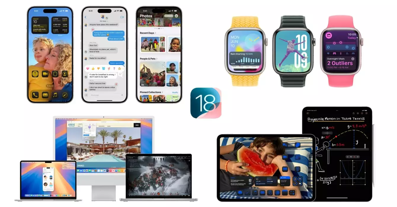 apple ios 18 ipados 18 watchos 11 tvos 18 macos sequoia visionos 2 update release.