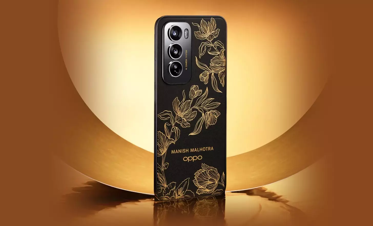 oppo reno 12 Pro Manish Malhotra Edition design India.