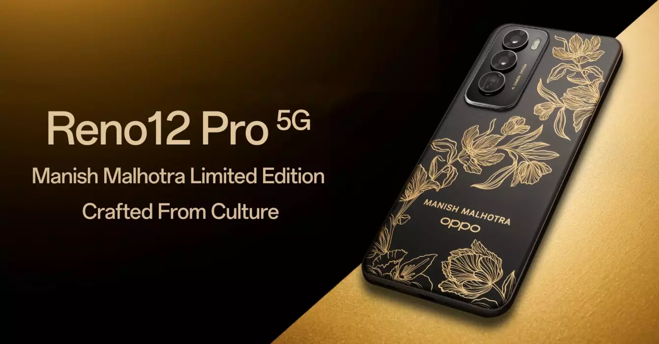 oppo reno 12 Pro Manish Malhotra Edition launch India.