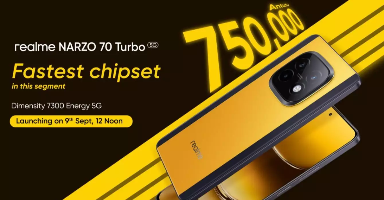 realme NARZO 70 Turbo 5G launch date India.