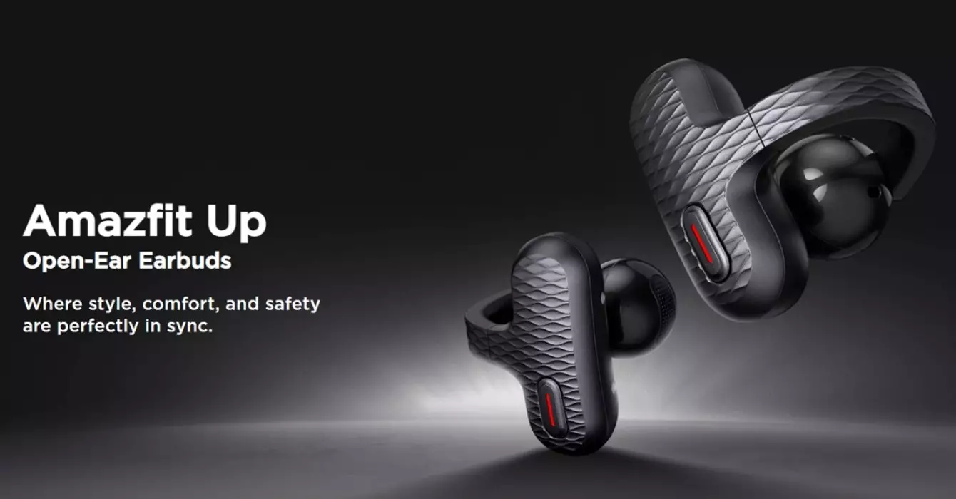 Amazfit Up Open Ear Earbuds launch usa.