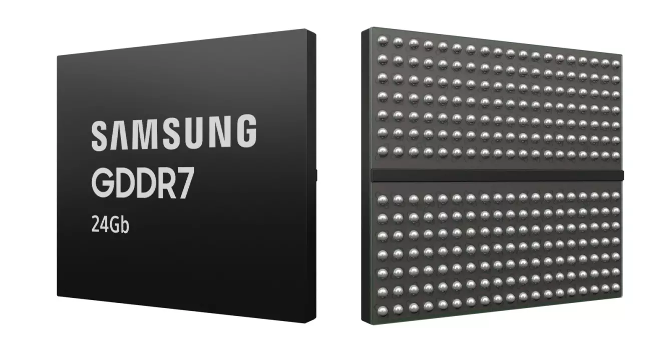 Samsung 24GB GDDR7 DRAM launch.