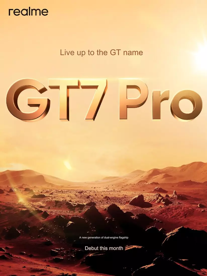 realme GT7 Pro launch teaser.