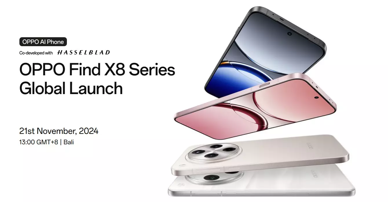 OPPO Find X8 series launch date Global.