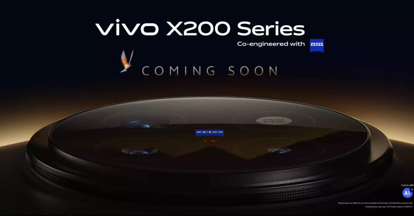 vivo X200 series launch date India teaser.