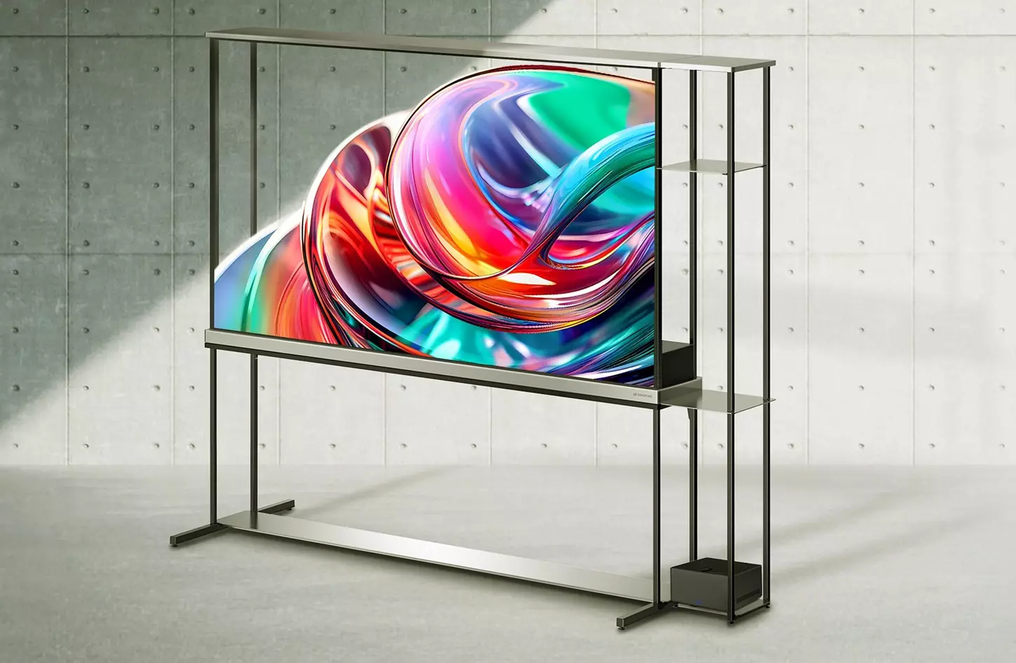 LG SIGNATURE OLED T 1 design.