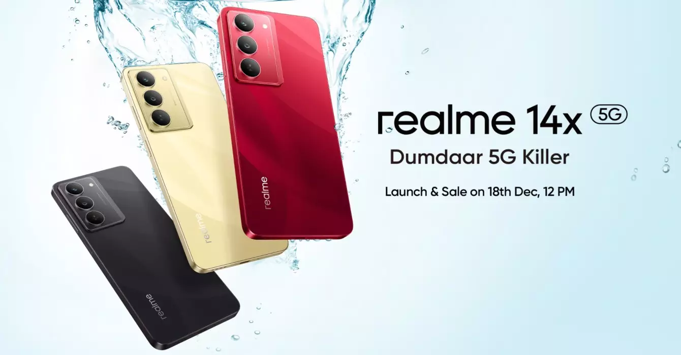 Realme 14x 5G launch India.