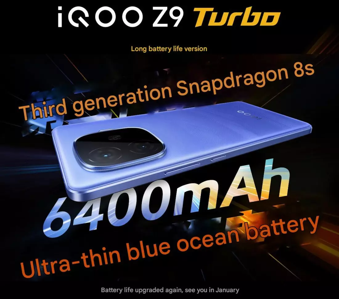 iQOO Z9 Turbo long battery life version cn.