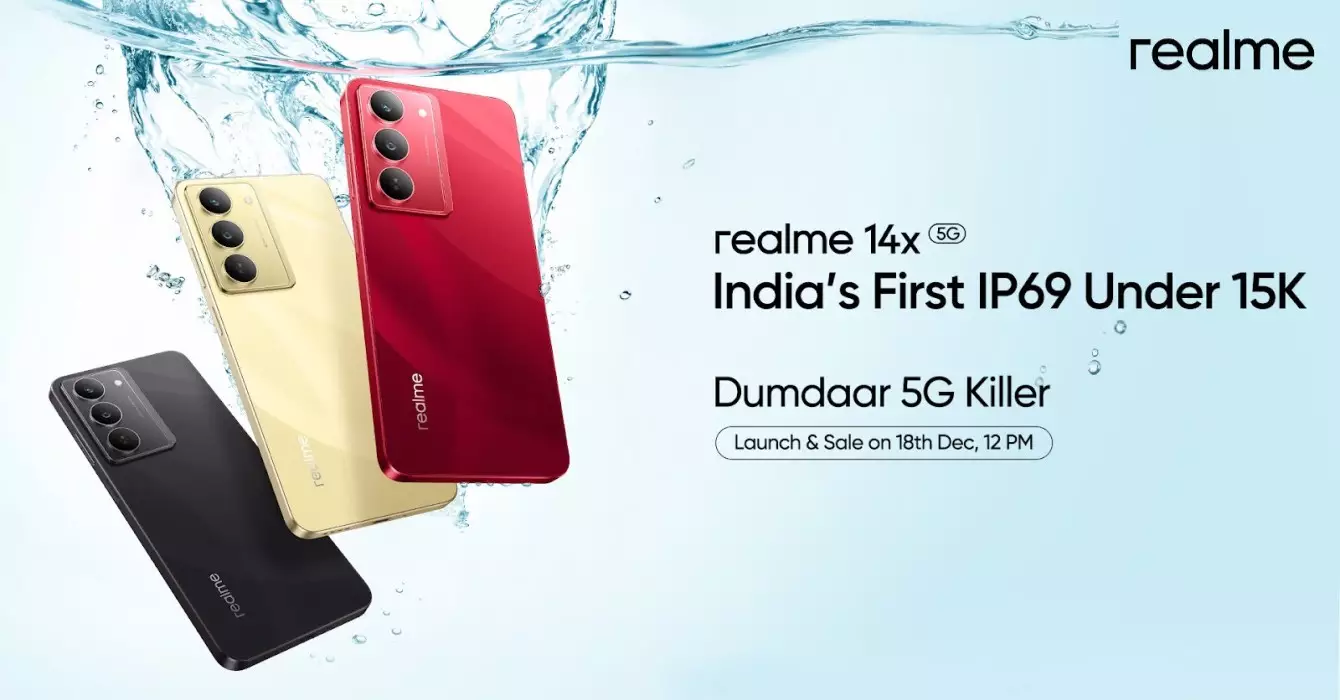 realme 14X 5G launch date India.