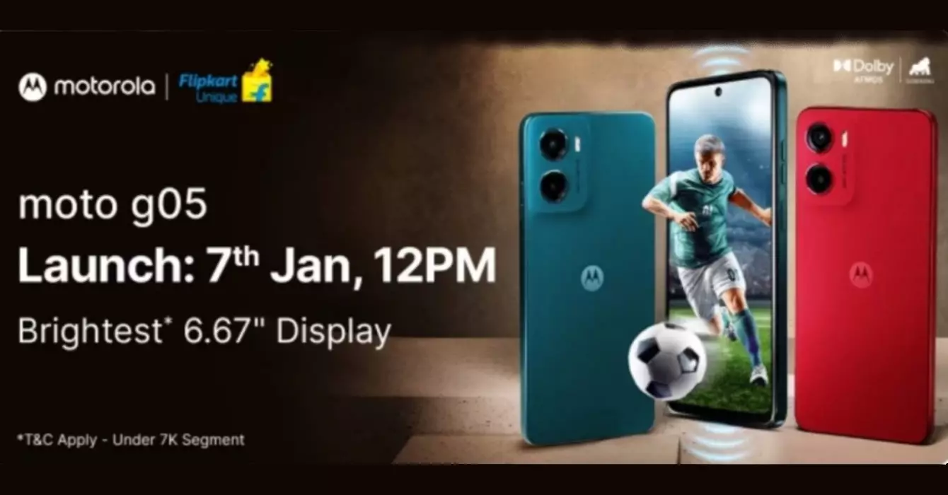 Moto G05 launch date India.