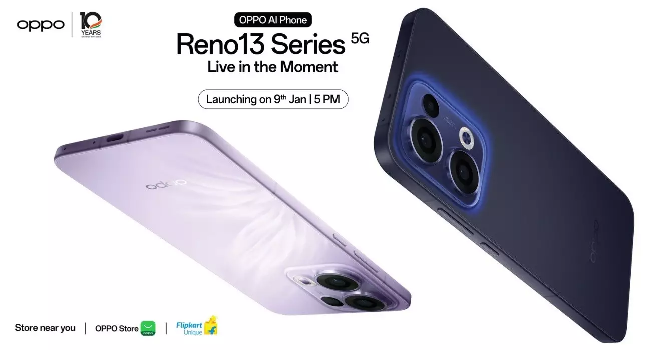 OPPO Reno 13 series launch date India.