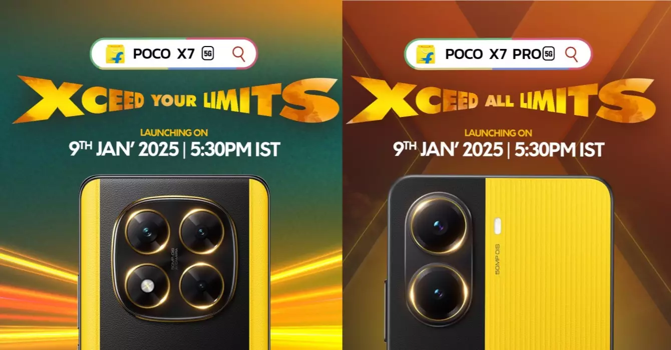 POCO X7 and POCO X7 Pro launch date India.