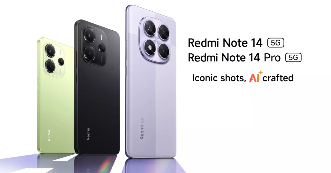 Redmi Note 14 and Note 14 Pro 5G launch global.