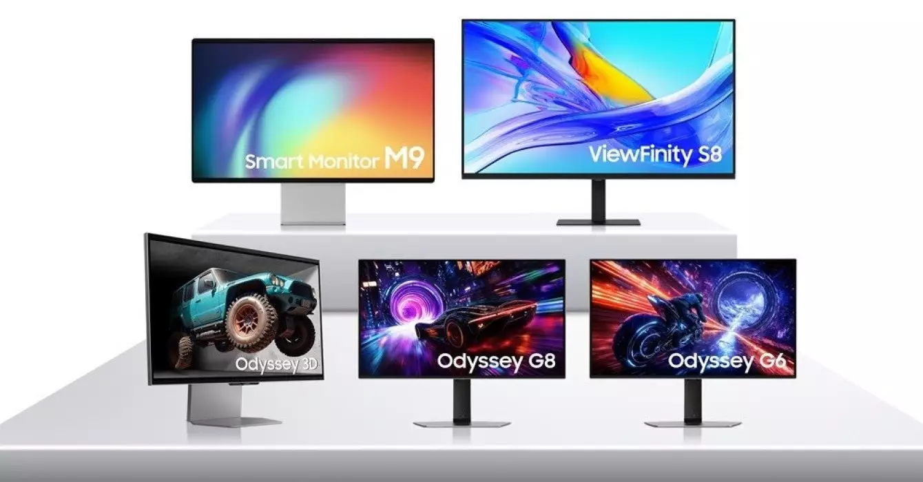 Samsung 2025 Monitors odyssey oled CES 2025.