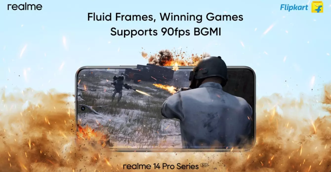 realme 14 Pro Plus supports BGMI 90fps gaming.