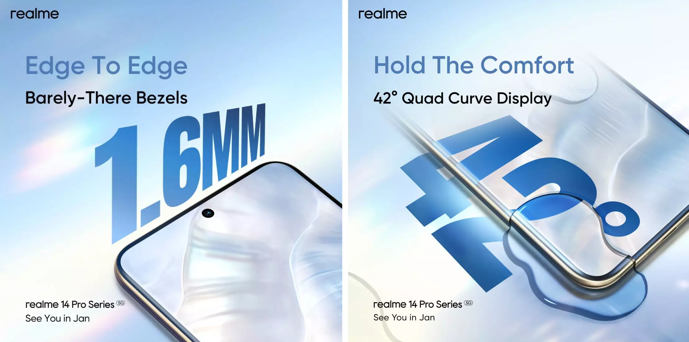 realme 14 Pro Series 5G display teaser India.