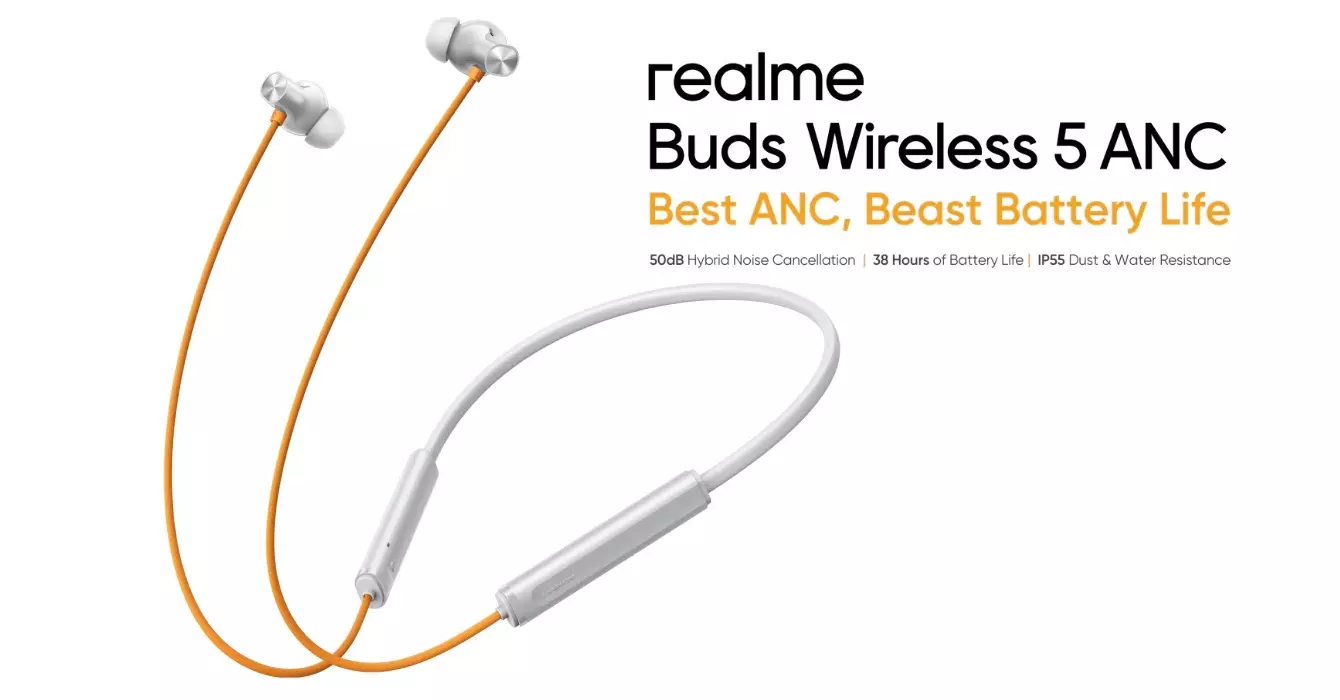 realme Buds Wireless 5 ANC launch India.