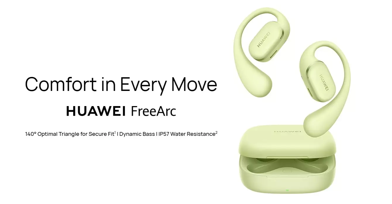 Huawei FreeArc Earbuds launch Global.