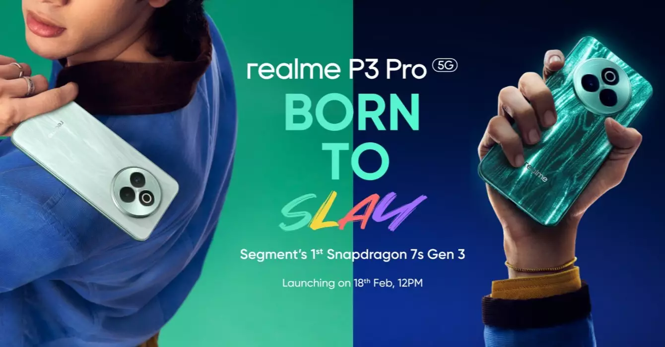 Realme P3 Pro Glow in the Dark teaser launch date India.