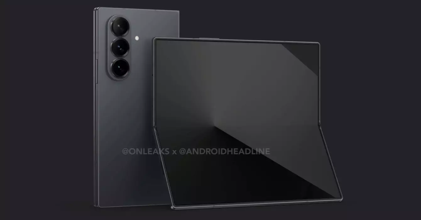 Samsung Galaxy Z Fold7 leak image.