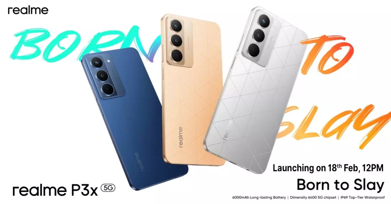 realme P3x 5G India launch date.