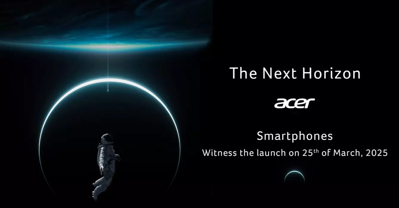 Acer India new smartphone launch teaser March 25.