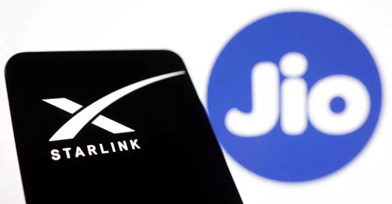 Jio partners spacex launch starlink india.