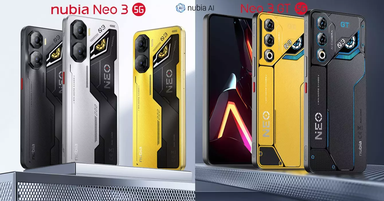 Nubia Neo 3 and Neo 3 GT launch Global.