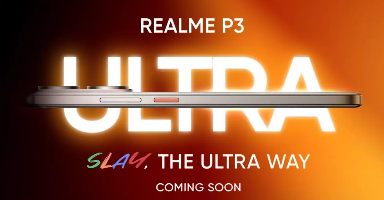 Realme P3 Ultra launch India soon teaser.